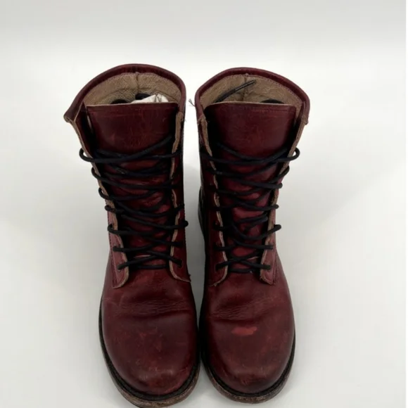 RARE Freebird by Steven Women's Size 8 Charlie Combat Boots Leather - Picture 4 of 14